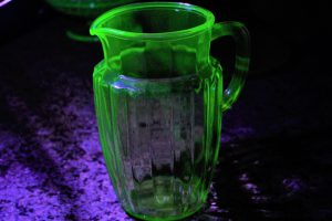 uranium glass pitcher 1000 counts